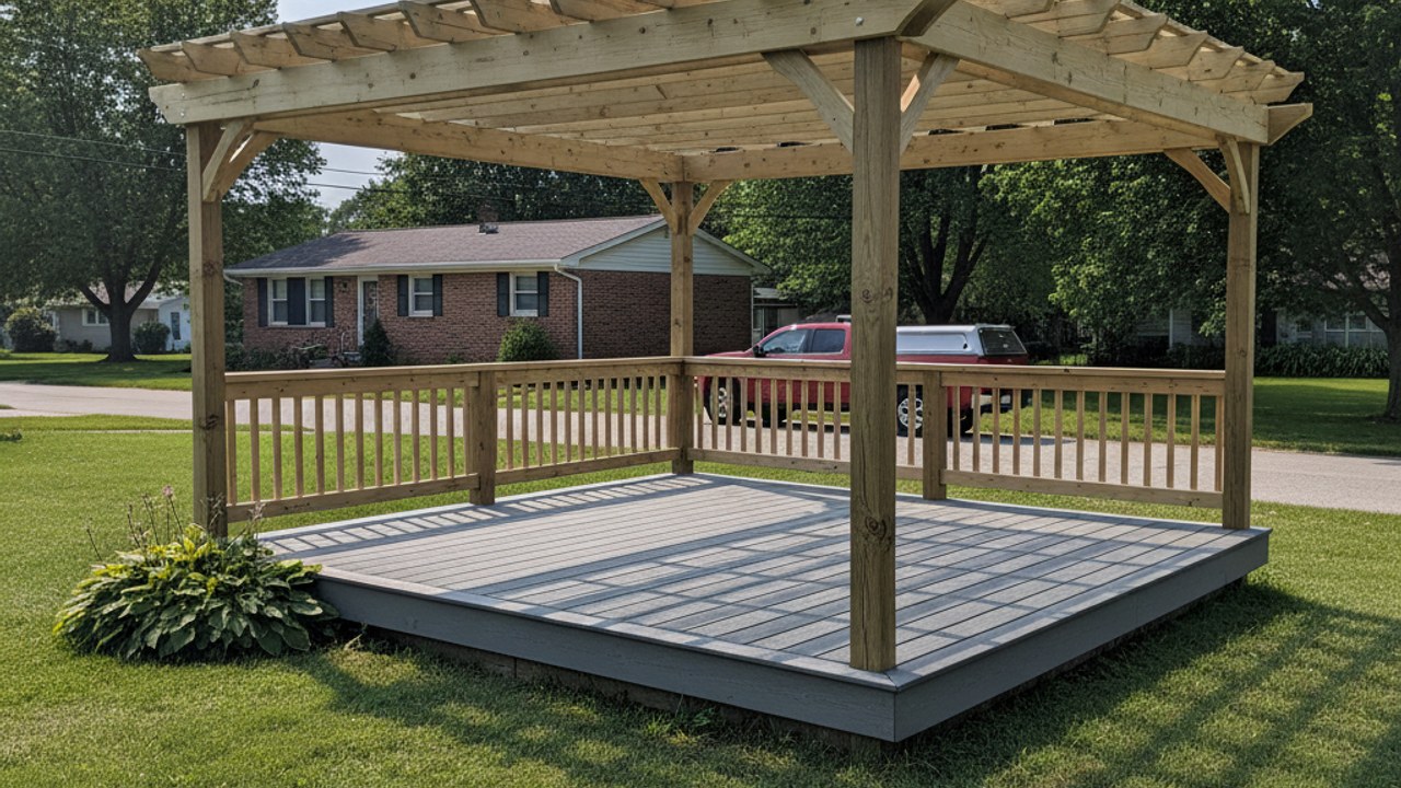 Composite Decking Installation completed by Omega Deck Company in Wauwatosa, WI